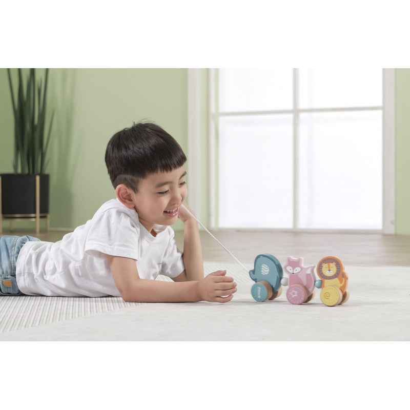 Jucarie de tras Animale din padure, PolarB, Viga